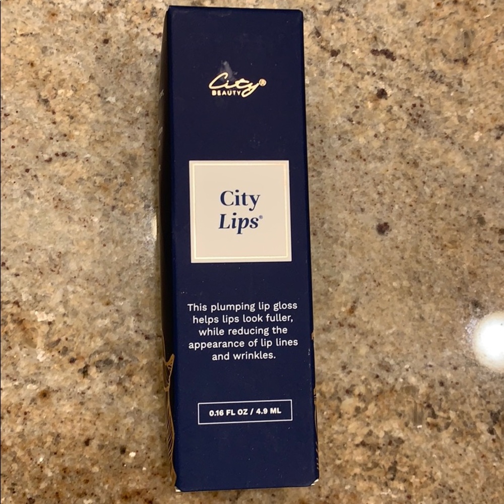 NWT City Lips clear plumping lip gloss - sealed